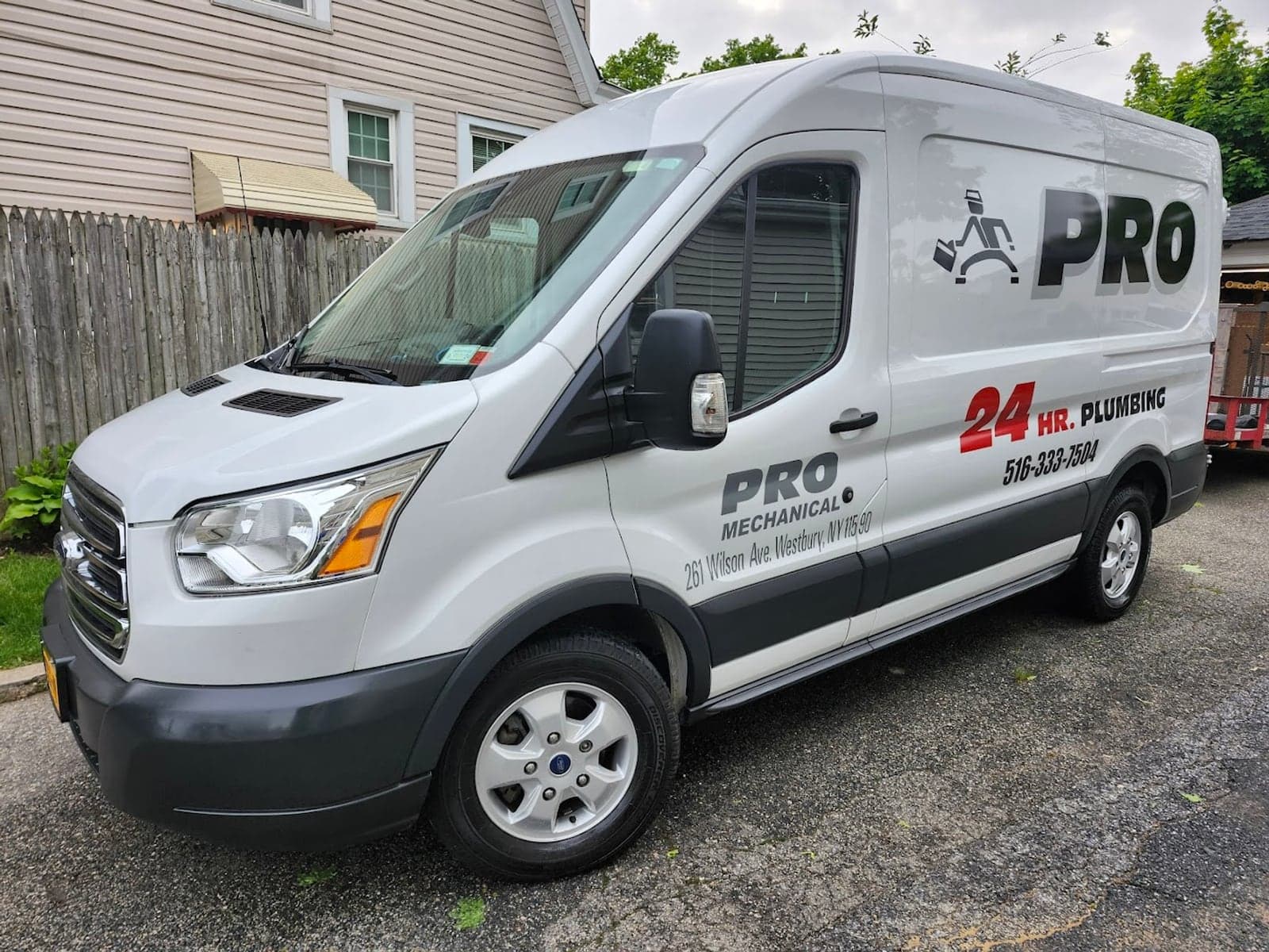 PRO Mechanical Plumbing service van